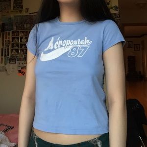 Sky blue Aeropostal t-shirt small